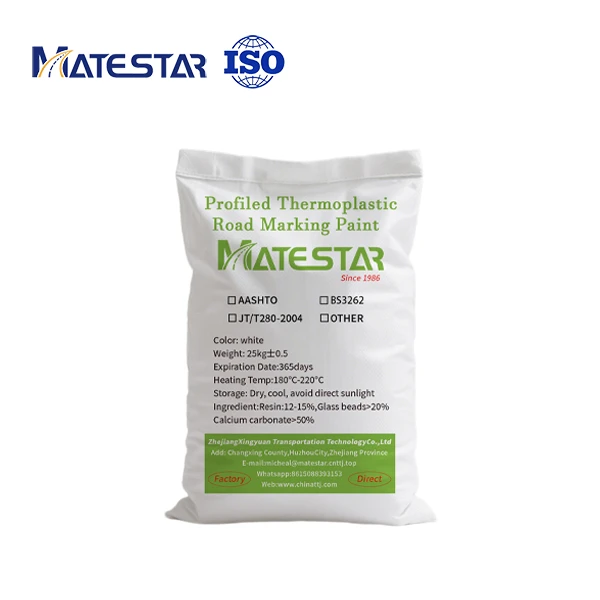 Profile Thermoplastic Road Marking Penti pou Vizibilite Mouye lannwit